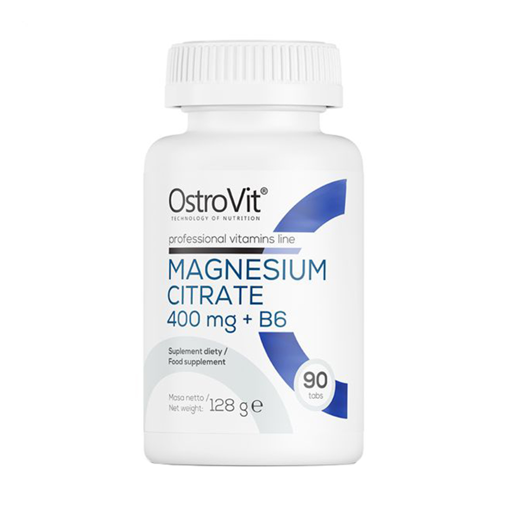 Вітамінно-мінеральний комплекс OstroVit Magnesium Citrate + B6, 90 капсул